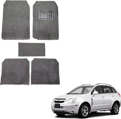 Oshotto Rubber, Plastic Standard Mat For  Chevrolet Captiva(Black)