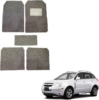 Oshotto Rubber, Plastic Standard Mat For  Chevrolet Captiva(Beige)