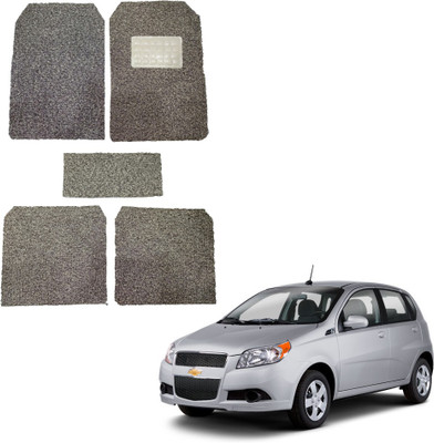Oshotto Rubber, Plastic Standard Mat For  Chevrolet Aveo(Beige)