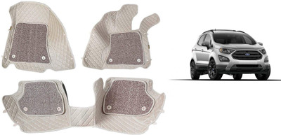 MATIES Leatherite 7D Mat For  Ford Ecosport(Beige)