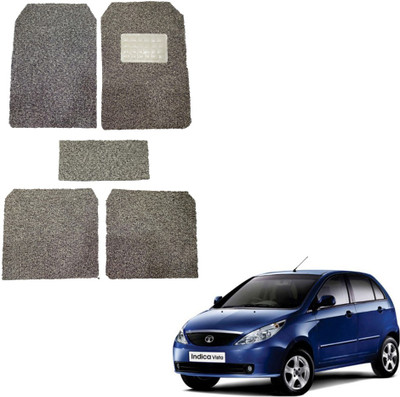 Oshotto Rubber, Plastic Standard Mat For  Tata Vista(Beige)
