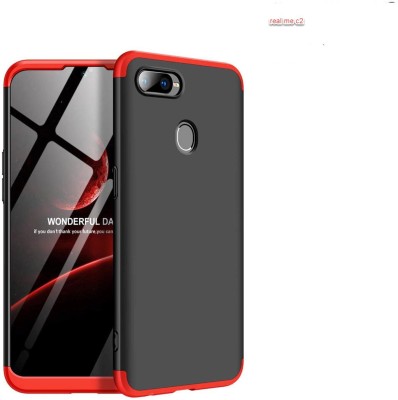 LILLIPUT Back Cover for Realme C2(Red, Pack of: 1)