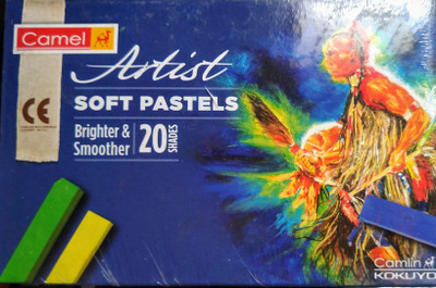 Camlin Artist Soft Pastels 20 Shades(Set of 1, Multicolor)