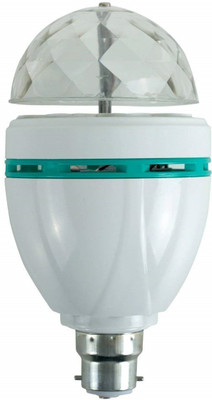 Triangle Ant LED Rotating Disco Light Bulb with E27/E26 Screw Base Single Disco Ball(Ball Diameter: 12 cm)