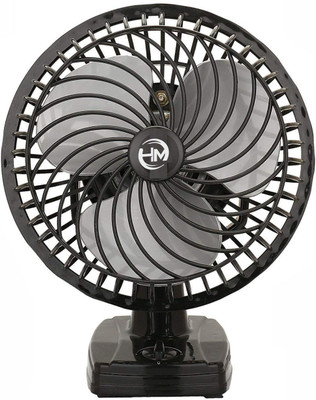 HM Wall Cum Table Fan || with Powerful High 3 Speed Motor 9 inch 225 mm 3 Blade Table Fan(BLACK, Pack of 1)