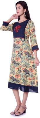 K2Creations Women Printed A-line Kurta(Multicolor)