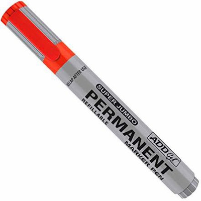 Add Gel Permanent Marker Set of 20 Markers Pens (RED)(Set of 20, Red)