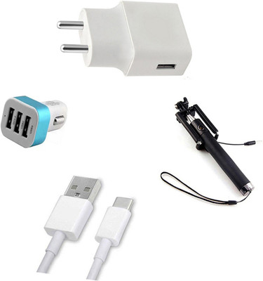DAKRON Wall Charger Accessory Combo for Samsung Galaxy S9 Plus(Multicolor)