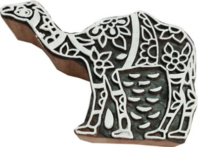 skart wooden printing block stamp camel169 Printing Blocks(Pack of 1)