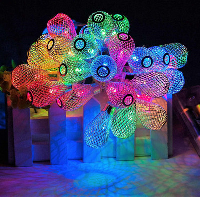 PragAart 16 LEDs 3.99 m Multicolor Flickering Bulb Rice Lights(Pack of 1)