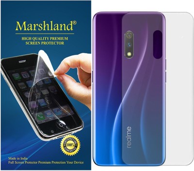 MARSHLAND Back Screen Guard for Realme X, Tpu Anti Scratch Transparent(Pack of 1)