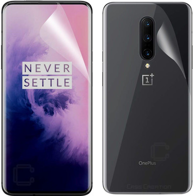 CASE CREATION Front and Back Screen Guard for OnePlus 7 Pro(Pack of 2)