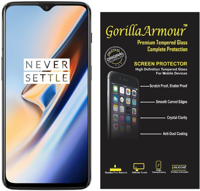 Gorilla Armour Tempered Glass Guard for OnePlus 6T(Pack of 1)