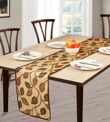 KINGLY Brown 182 cm Reversible Table Runner(Polyester)