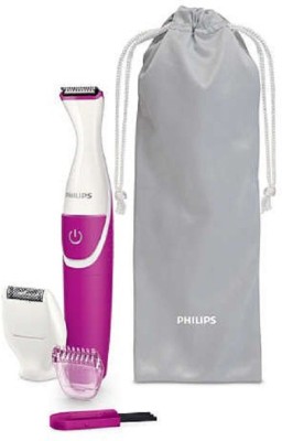 Philips Bikini Trimmer BRT382/15 Runtime: 30 min Trimmer for Women(Pink, White)