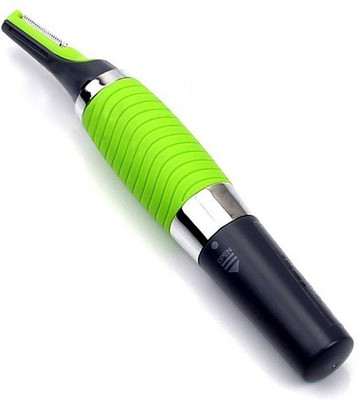 Walberrie Micro Touch All in One Nose Ear & Eyebrow Professional Hair Remover Trimmer 120 min  Runtime 3 Length Settings(Green)