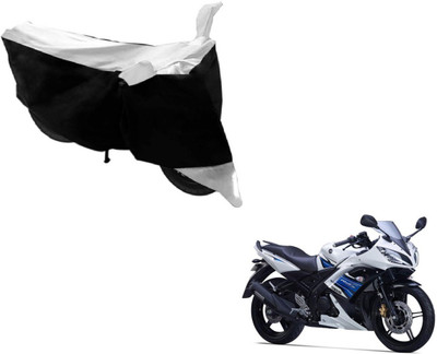 Flipkart SmartBuy Two Wheeler Cover for Yamaha(YZF R15 S, Black, Silver)