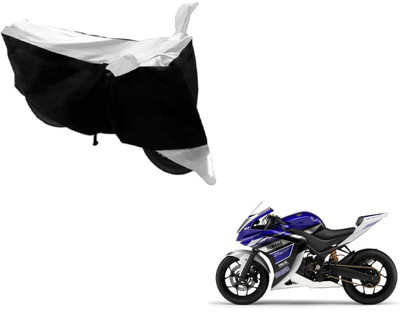 Flipkart SmartBuy Two Wheeler Cover for Yamaha(YZF R25, Black, Silver)
