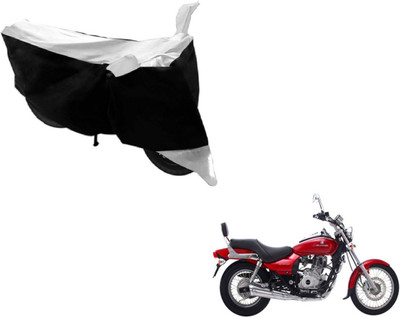 Flipkart SmartBuy Two Wheeler Cover for Bajaj(Avenger 220 DTS-i, Black, Silver)