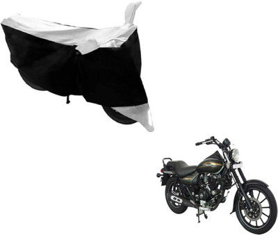 MOCKHE Two Wheeler Cover for Bajaj(Avenger 220 Street, Black, Silver)