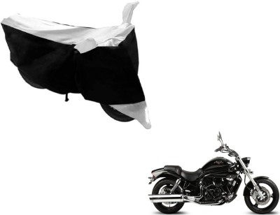 Amanzo Two Wheeler Cover for Hyosung(Aquila Pro 650, Black, Silver)