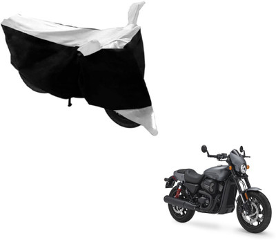 Flipkart SmartBuy Two Wheeler Cover for Harley Davidson(Black, Silver)