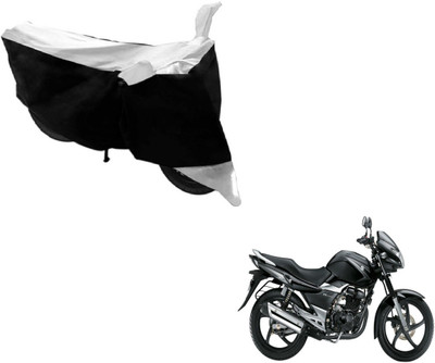 Flipkart SmartBuy Two Wheeler Cover for Suzuki(GS, Black, Silver)