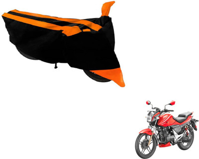 Amanzo Two Wheeler Cover for Hero(Sport, Black, Orange)