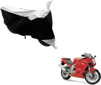 MOCKHE Two Wheeler Cover for Hyosung(GT650R, Black, Silver)