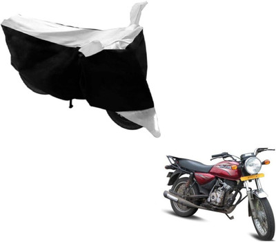 Flipkart SmartBuy Two Wheeler Cover for Bajaj(Boxer, Black, Silver)