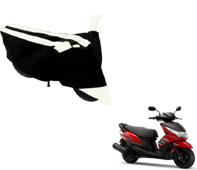 NIKS Two Wheeler Cover for Yamaha(Ray Z, Black, White)