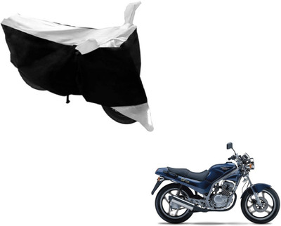 MOCKHE Two Wheeler Cover for Hyosung(Black, Silver)