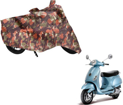 AutoRetail Two Wheeler Cover for Piaggio(Vespa, Multicolor)