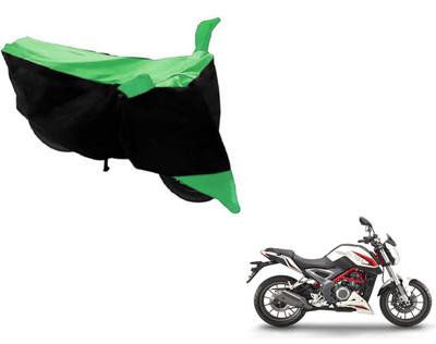 MOCKHE Two Wheeler Cover for DSK Benelli(TNT 25, Black, Green)