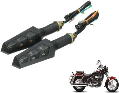 PRTEK Front, Rear LED Indicator Light for Hyosung Aquila 250(Yellow)