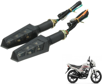 PRTEK Front, Rear LED Indicator Light for Honda Dream Neo(Yellow)