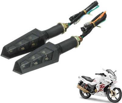 PRTEK Front, Rear LED Indicator Light for Hero Karizma ZMR(Yellow)