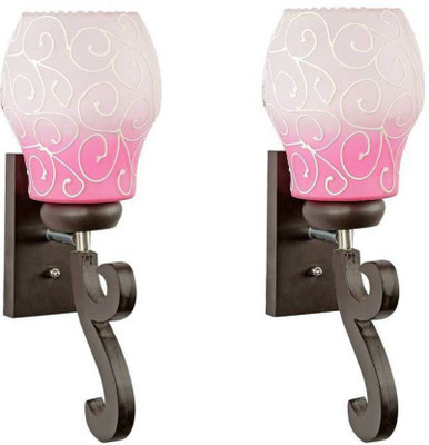 ZADLAXAR Uplight Wall Lamp Without Bulb(Pack of 2)
