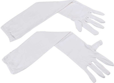 Buyra Cotton Arm Sleeve For Men & Women(Free, White)