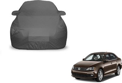 Auto Hub Car Cover For Volkswagen Jetta (With Mirror Pockets)(Grey)