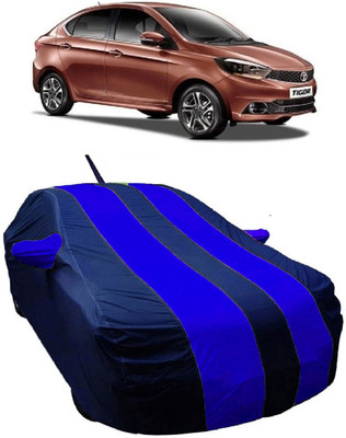 MoTRoX Car Cover For Tata Tigor (With Mirror Pockets)(Blue)