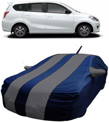 MoTRoX Car Cover For Nissan Go (With Mirror Pockets)(Grey)