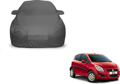 Auto Hub Car Cover For Maruti Suzuki Ritz (With Mirror Pockets)(Grey)