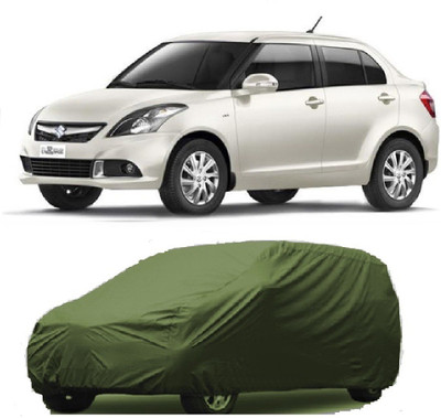 SHT Car Cover For Maruti Suzuki Swift Dzire (Without Mirror Pockets)(Green)