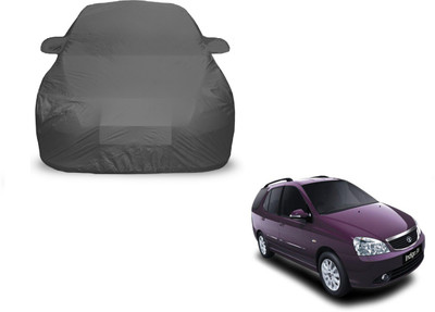 Auto Hub Car Cover For Tata Indigo Marina (With Mirror Pockets)(Grey)