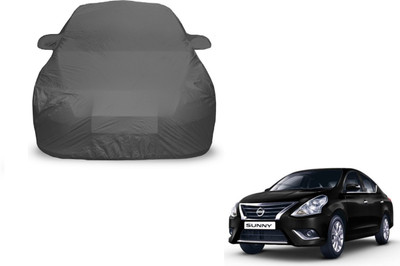 Amanzo Car Cover For Nissan Sunny (With Mirror Pockets)(Grey)