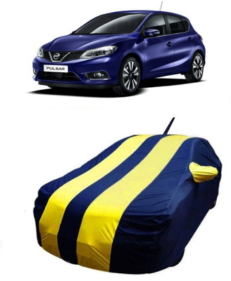 MoTRoX Car Cover For Nissan Pulsar (With Mirror Pockets)(Yellow)