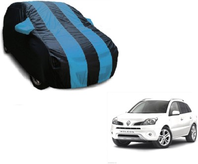 Flipkart SmartBuy Car Cover For Renault Koleos (With Mirror Pockets)(Black, Blue)