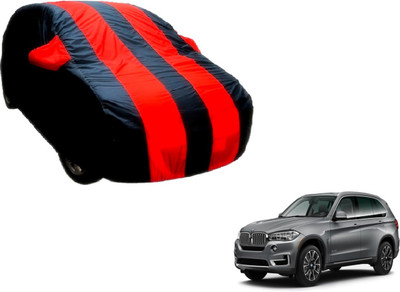 Flipkart SmartBuy Car Cover For BMW X5 (With Mirror Pockets)(Black, Red)