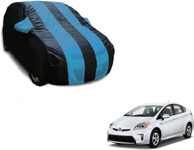 Flipkart SmartBuy Car Cover For Toyota Prius (With Mirror Pockets)(Black, Blue)